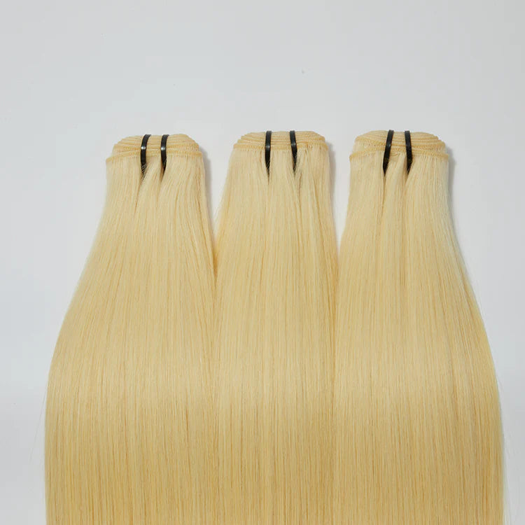 12A Raw Hair #613 Lightest Blonde Straight