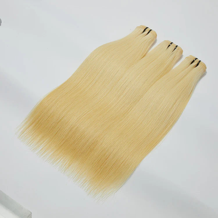 12A Raw Hair #613 Lightest Blonde Straight